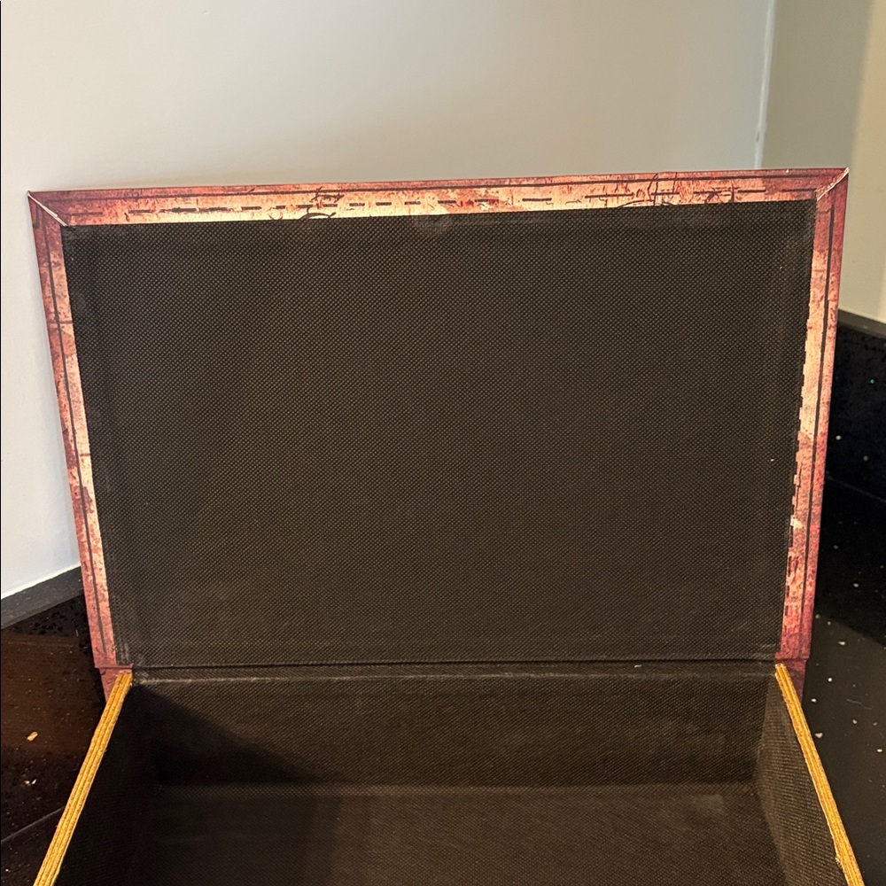 Vintage Inspired Faux Book Storage Riser Paris World Map Shabby Chic Cottagecore - Picture 8 of 13